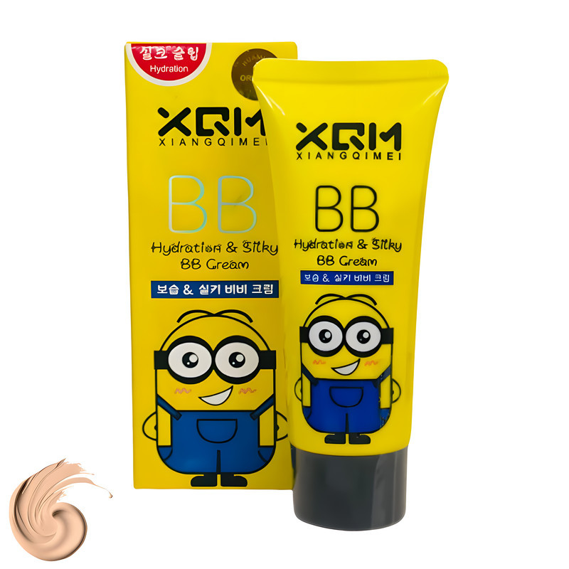 کرم پودر bb ایکس کیو آی ام مدل مینیون حجم 65 میلی لیتر