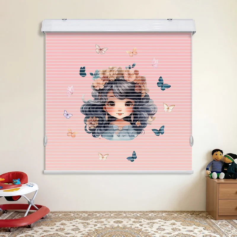 پرده زبرا مدل شب و روز زبران سایز 150 × 120 سانتی‌متر