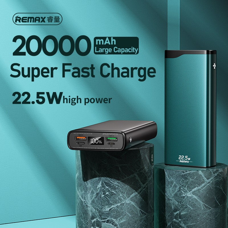 پاوربانک ریمکس مدل RPP-129 ظرفیت 20000 میلی آمپر ساعت
