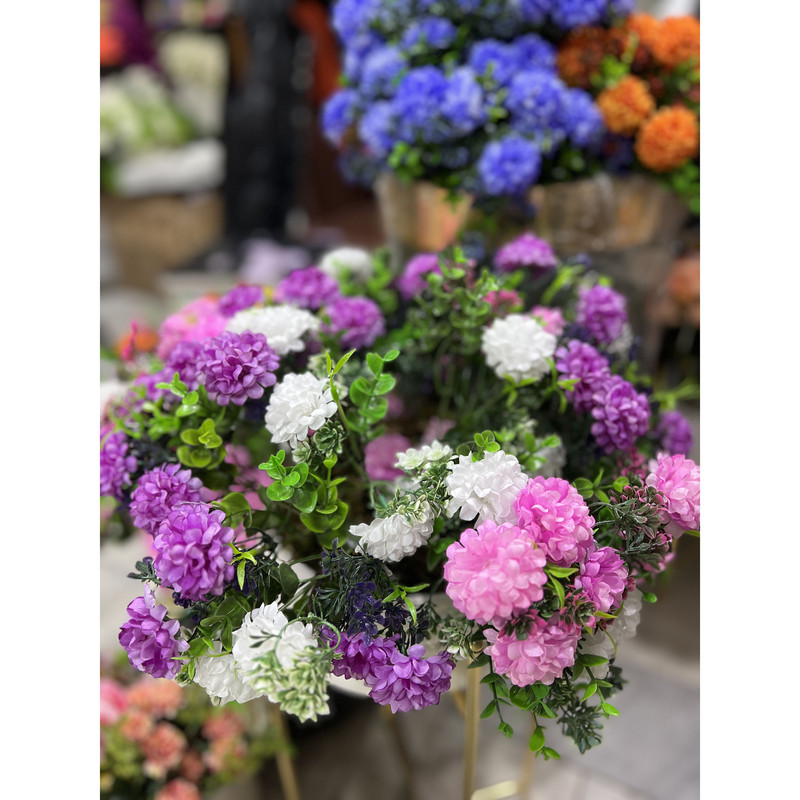 گل مصنوعی مدل بوته میخک کد 55