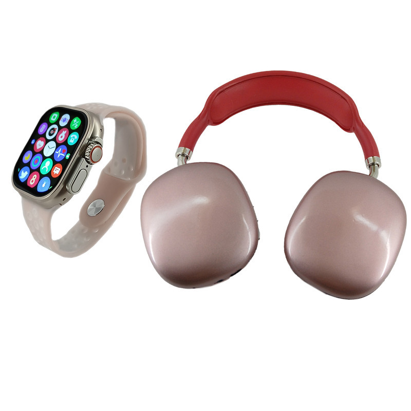 ساعت هوشمند مدل P9 Ultra2 pack با قابلیت کنترل موسیقی بند سیلیکونی به همراه هدفون