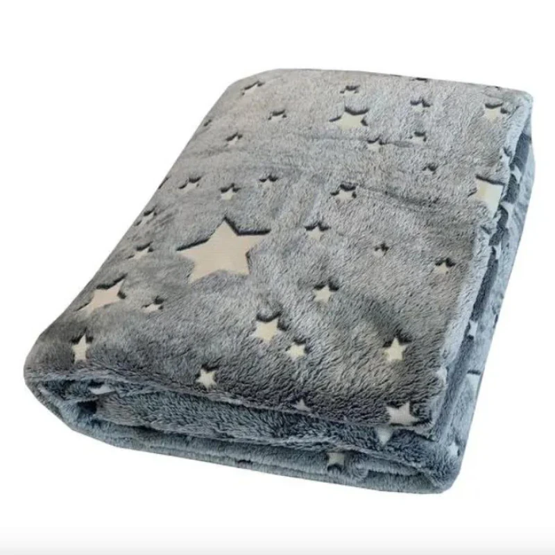 پتو مسافرتی 2 نفر ویراگیتا مدل شبنما ستاره بارانا سایز 220x200 سانتی‌متر