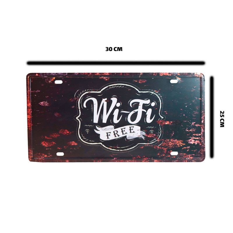 دیوارکوب طرح Wi-Fi Free مدل CRV