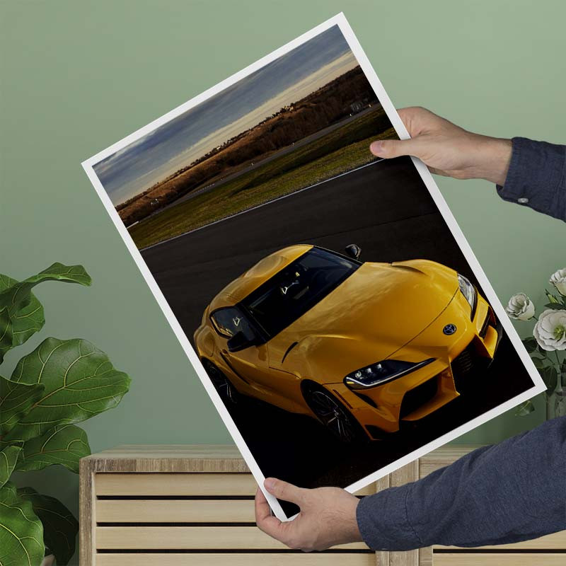 پوستر کارنيکا طرح تویوتا سوپرا Toyota Supra کد 46842 مجموعه 8 عددی