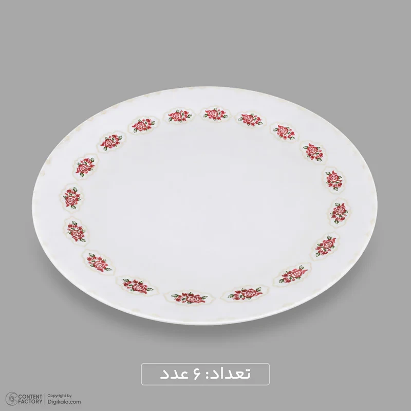 سرویس غذاخوری اوپال 26 پارچه 6 نفره دینو مدل  گرد کلاسیک ورژن 3  لوستر کد 139
