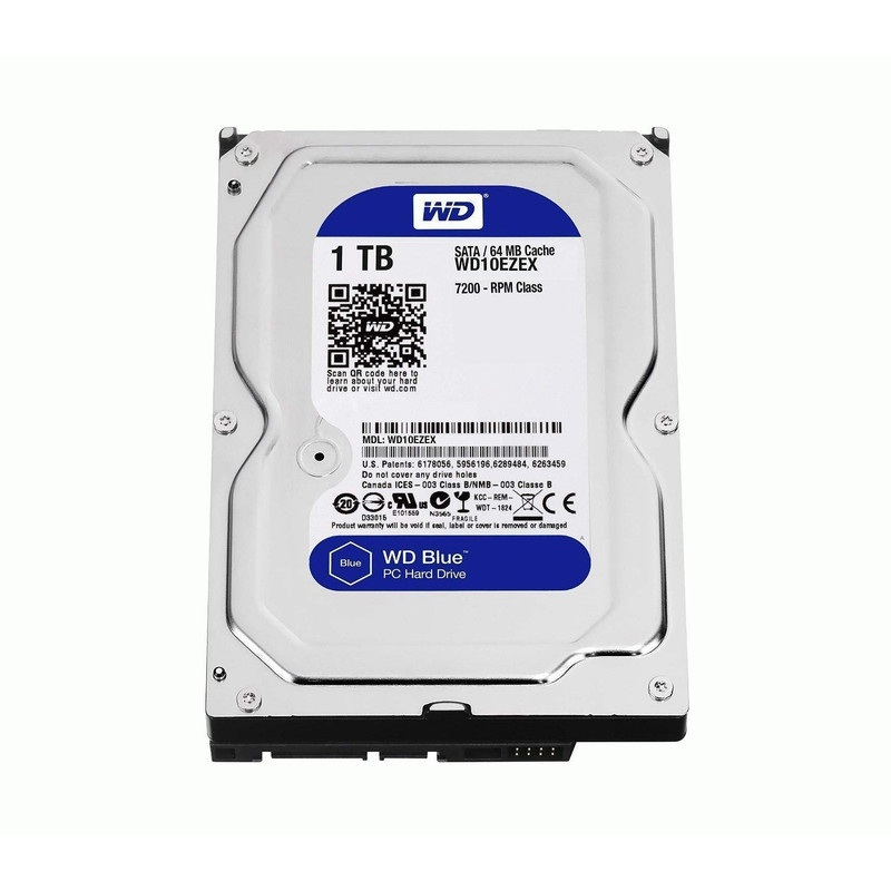 هارددیسک اینترنال وسترن دیجیتال مدل Blue WD10EZEX ظرفیت 1 ترابایت