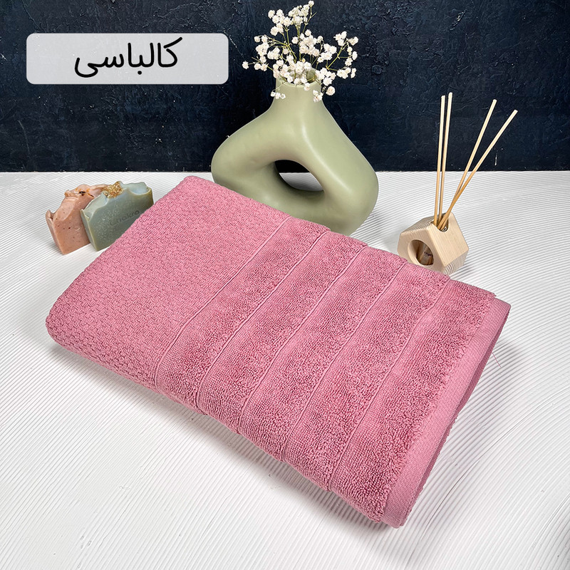 حوله حمام دنیز طرح پینار سایز 100 * 155 سانتی متر