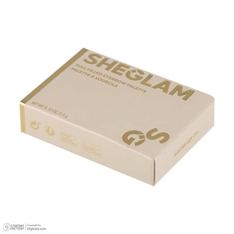 پالت سایه ابرو شیگلم مدل 102 شماره 02eg191
