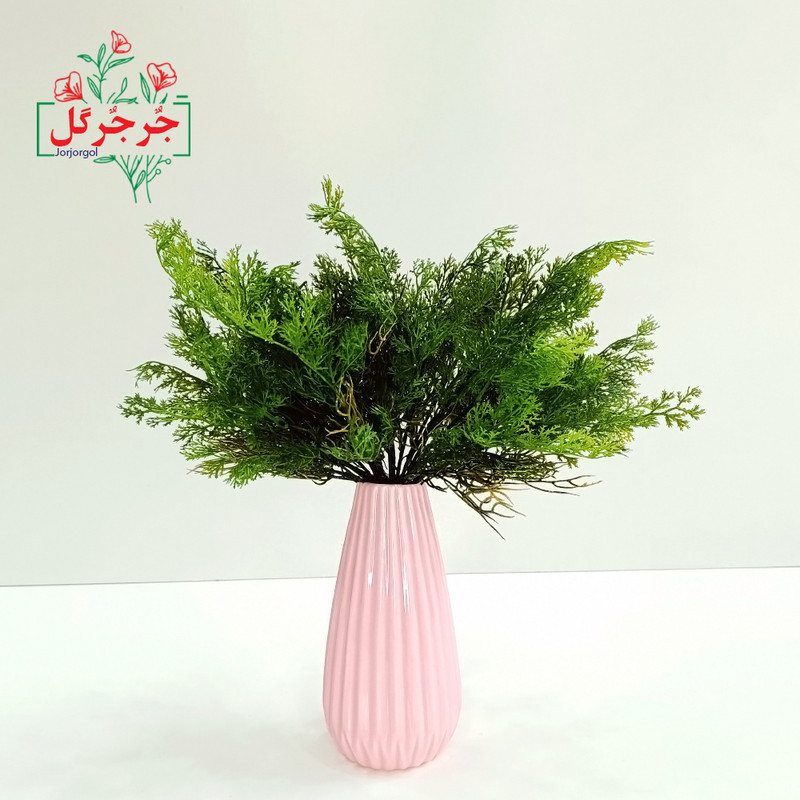 گل مصنوعی جُرجُرگل مدل بوته شوید 5 بازو بسته 2 عددی