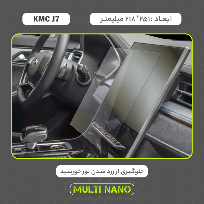 محافظ صفحه نمایش خودرو مولتی نانو مدل X-S1N مناسب برای کی ام سی J7