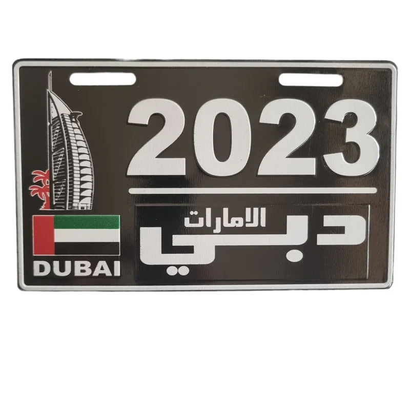 پلاک تزئینی دوچرخه طرح DUBAI