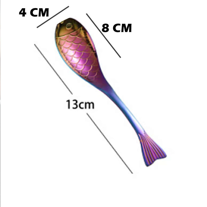 قاشق آجیل خوری مدل Fish کد 00574
