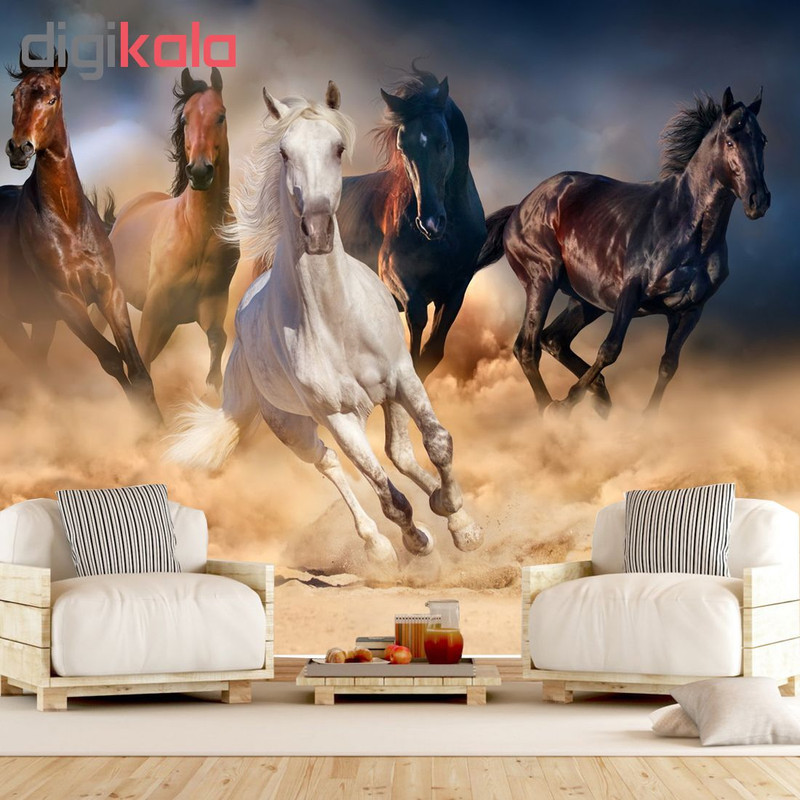 پوستر دیواری سه بعدی طرح اسب کد AL 28