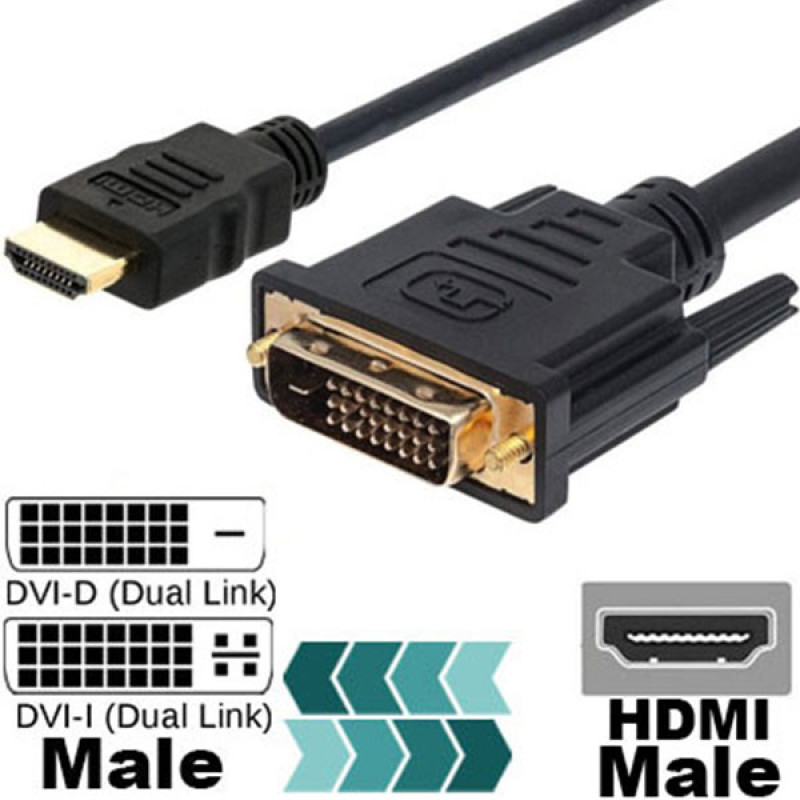 کابل تبدیل HDMI به DVI کی نت مدل K-CDVI2HD15 طول 1.5 متر