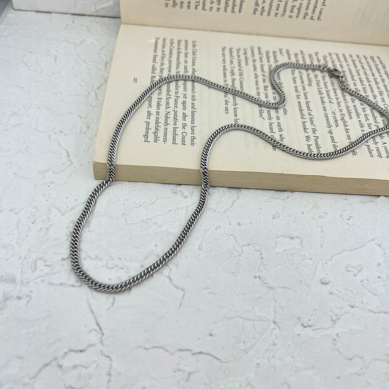 گردنبند مردانه مدل کارتی  N4729