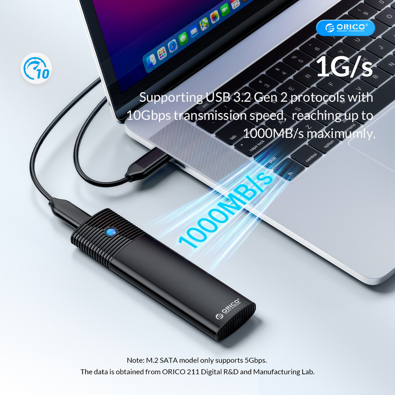قاب NVMe M.2 SSD اوریکو مدل PWDM2-G2
