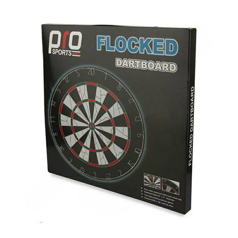 دارت سوزنی پرو اسپورتز مدل FLOCKED18012-NEW به همراه 2 عدد تیر دارت