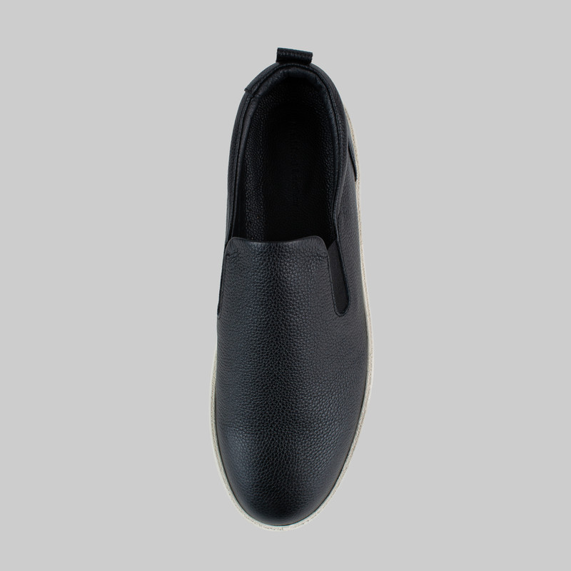 کفش روزمره مردانه چرم مشهد مدل J6324-001