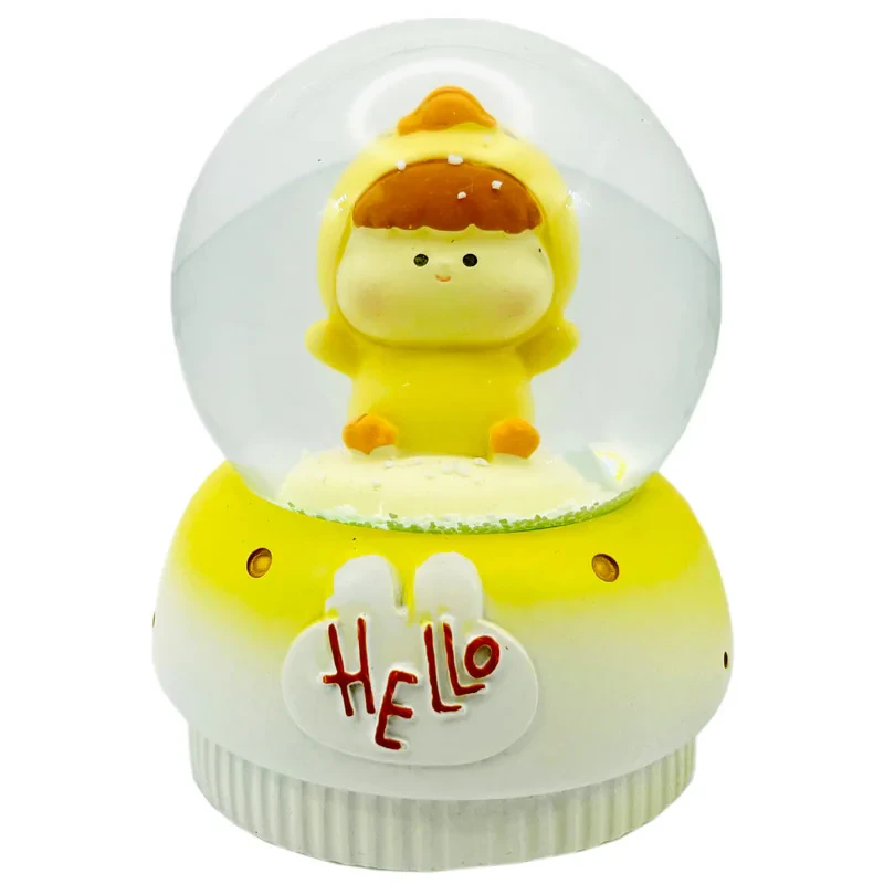گوی مدل چراغدار HELLO طرح baby جوجه کد B1623.11.S300