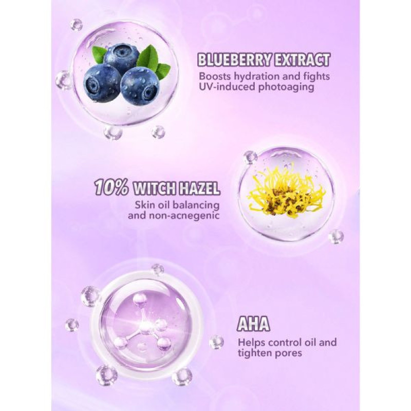 پرایمر صورت شیگلم مدل Good Grip Blueberry مناسب برای پوست چرب حجم 45 میلی‌لیتر