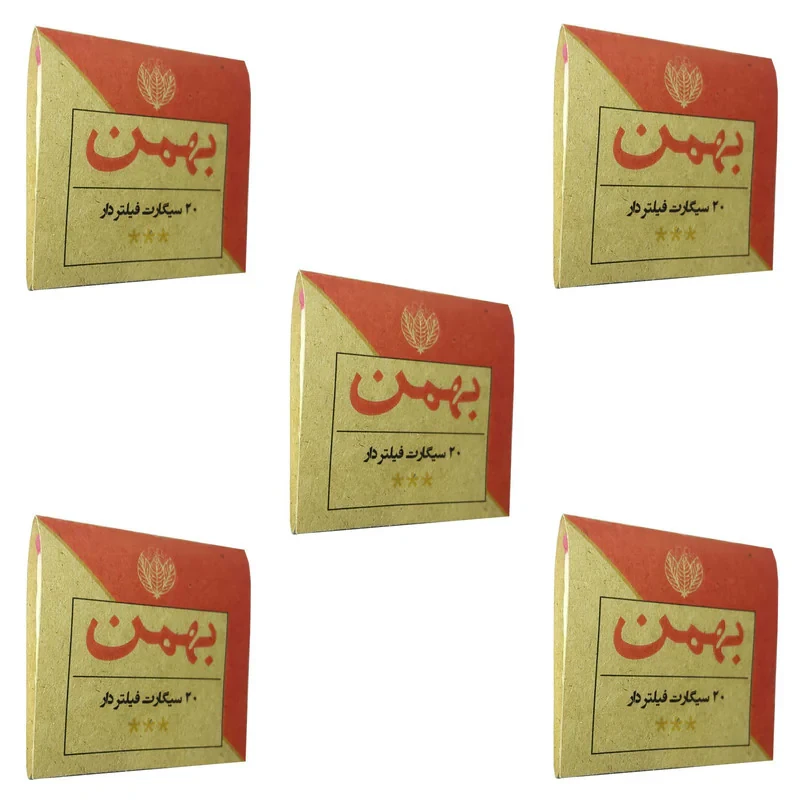 کبریت مدل بهمن بسته 5 عددی