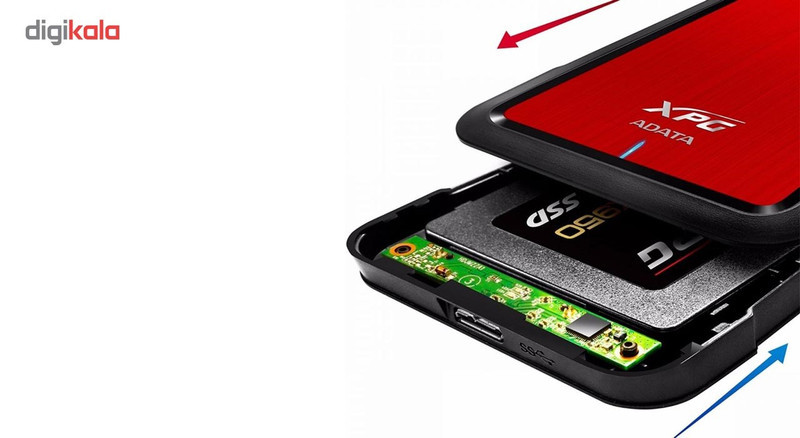 باکس تبدیل SATA به USB 3.1 ای دیتا مدل EX500