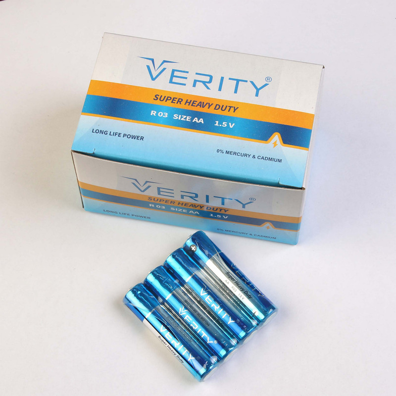 باتری قلمی وریتی مدل Super Heavy Duty بسته هشت عددی