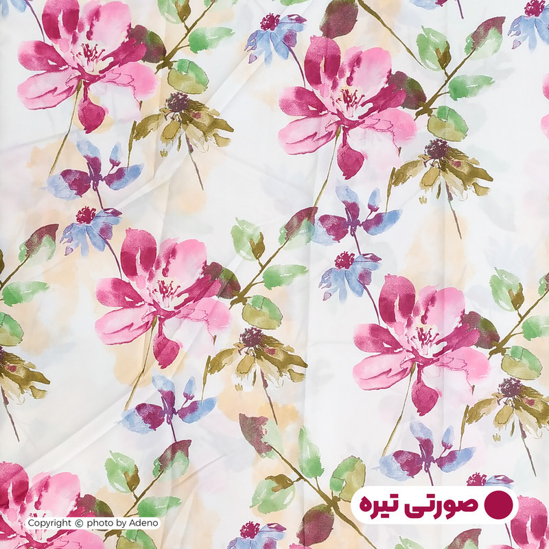 کاور لحاف آدنو مدل خزان کد IR130 دونفره سایز 220x240 سانتی متر