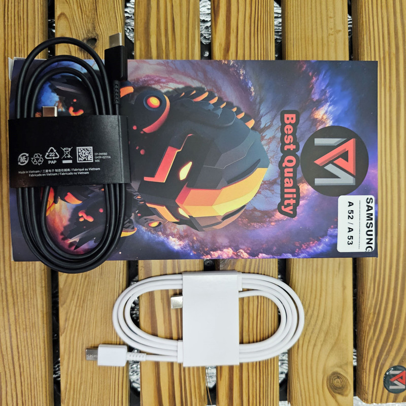 شارژر دیواری 25 وات ام پی مدل A52A53 به همراه کابل USB-C