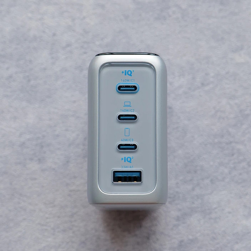 شارژر دیواری 140 وات چهار پورت انکر مدل B2697KZ1 به همراه کابل USB-C به طول 1.5 متر