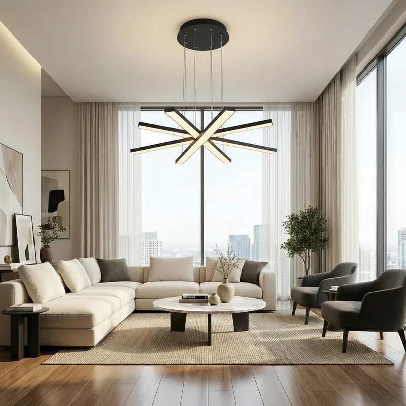 لوستر مدل مدرن سرو آویز کد SC4