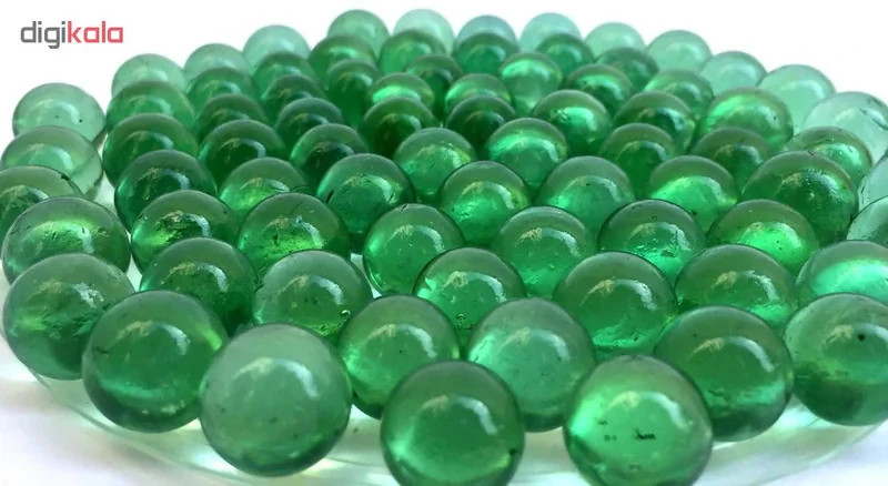 تیله مدل سبز بسته 400 عددی