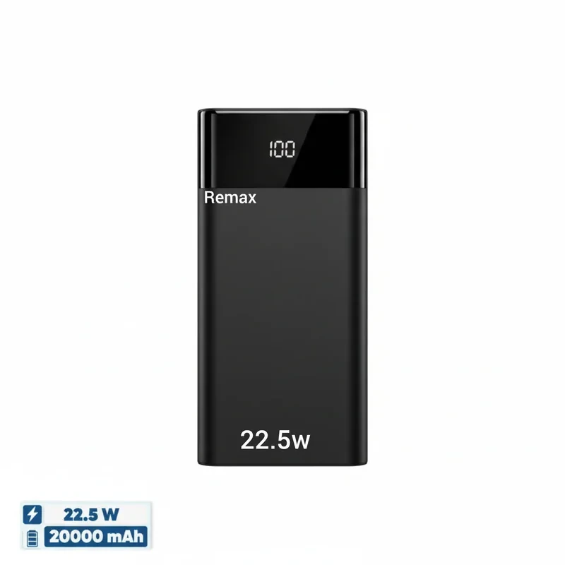 پاوربانک 22.5 وات ریمکس مدل Fc_12 ظرفیت 20000 میلی‌آمپرساعت