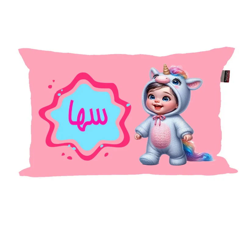 بالش نوزاد ناریکو مدل دخترانه طرح اسم سها کد 06154