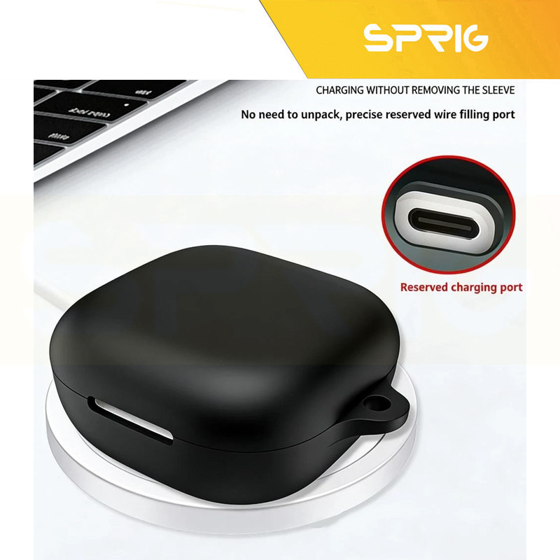 کاور اسپریگ مدل Silicone-SP مناسب برای کیس هدفون بی سیم انکر Soundcore R60i NC