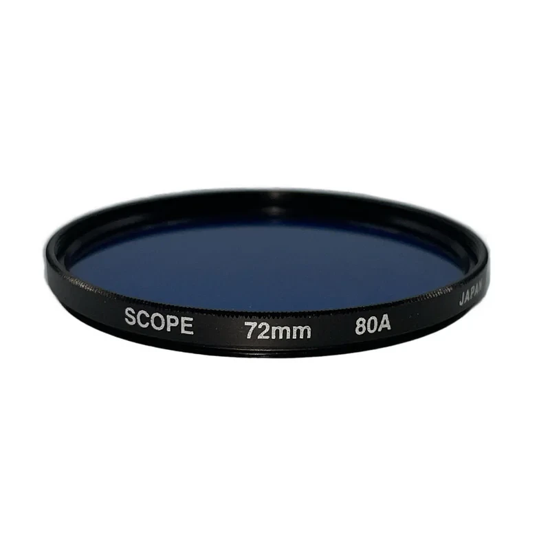 فیلتر لنز اسکوپ مدل B (80A)-72MM