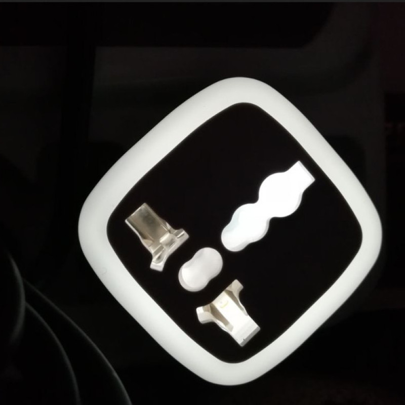 مبدل برق 3به2 جی فی نی مدل M_03 کد G115_LED