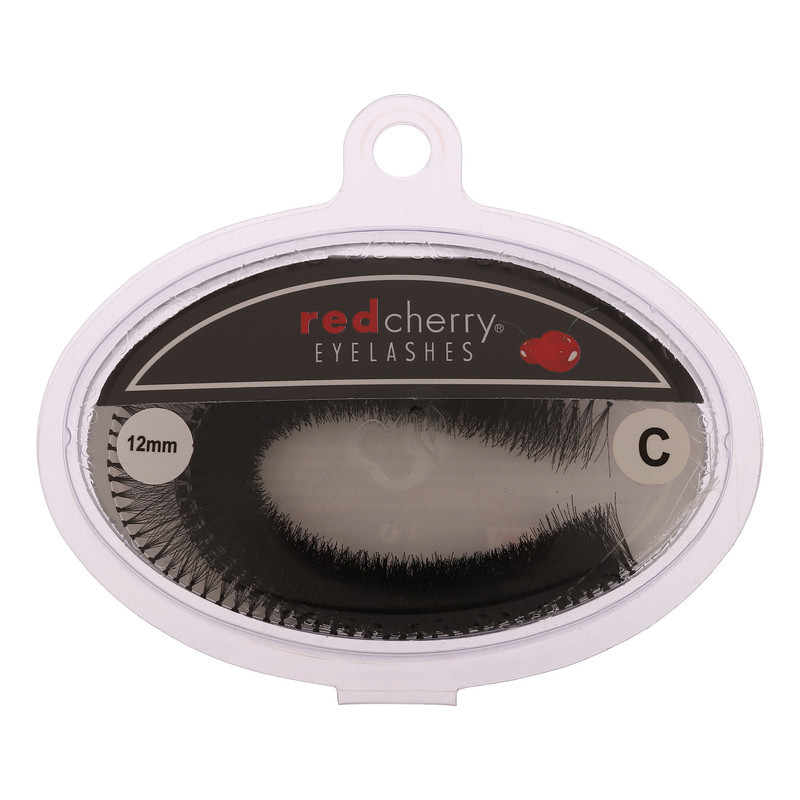 مژه مصنوعی رد چری مدل Classic Cluster Band کد 12 C بسته 10 عددی