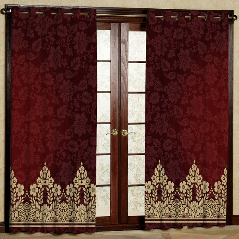 پرده مدل مخمل پانچی کد 7197 سایز 280x140 سانتی متر