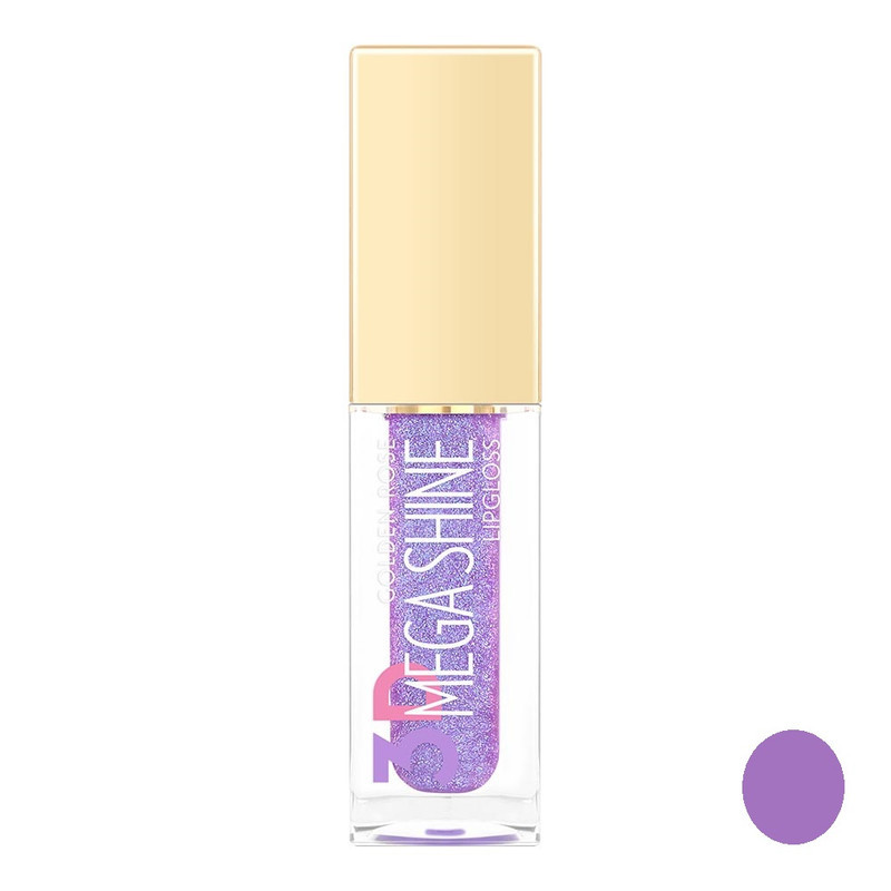 لیپ گلاس گلدن رز مدل Mega Shine شماره 122
