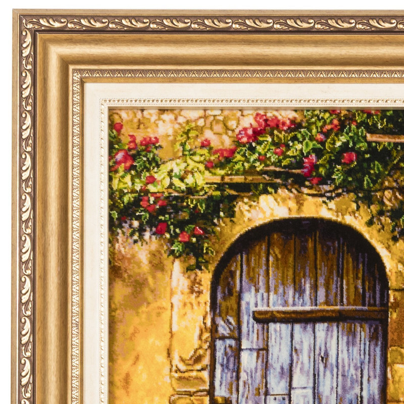 تابلو فرش دستباف سی پرشیا طرح درب بهشتی کد 904136