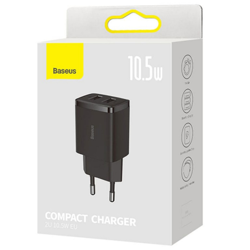 شارژر دیواری باسئوس مدل Compact Charger