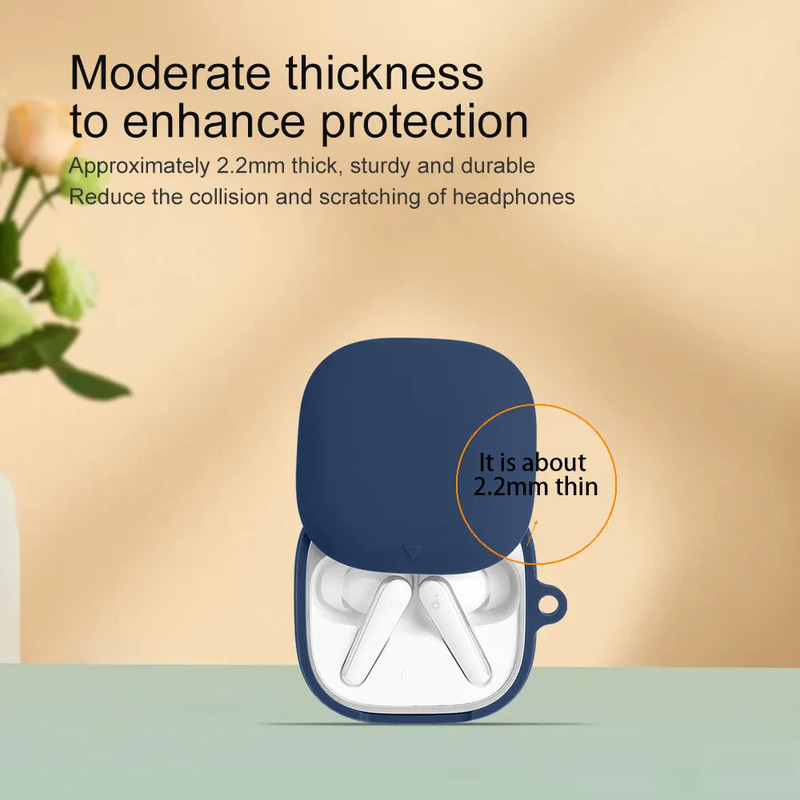 کاور آکوآرا مدل Silicone مناسب برای کیس هدفون بیسیم انکر Soundcore Liberty 5