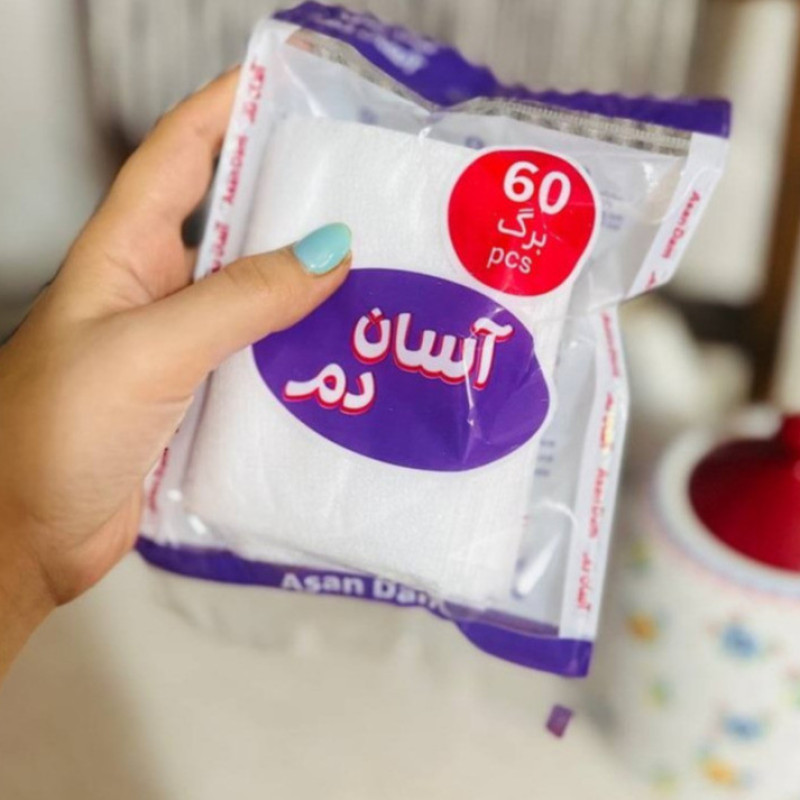 فیلتر چای آسان دم مدل اقتصادی 25 بسته 60 عددی