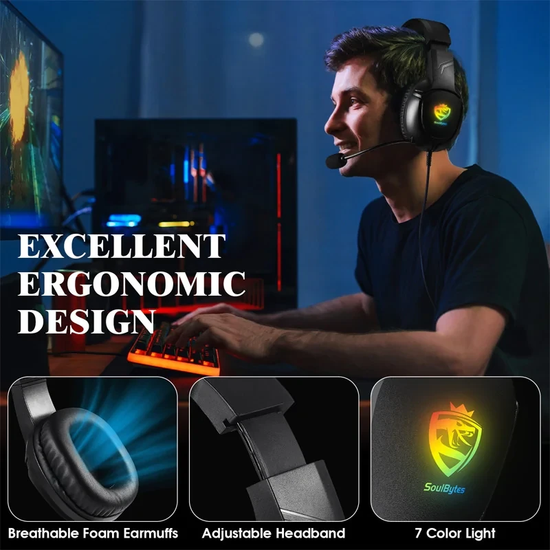 هدست مخصوص بازی سل بایتز مدل RGB-S20