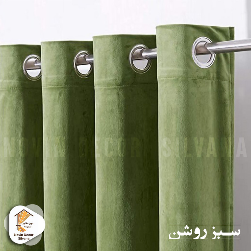 پرده نوین دکور سیلوانا مدل مخمل کالیفرنیا 28 سایز 280x140 سانتی‌متر