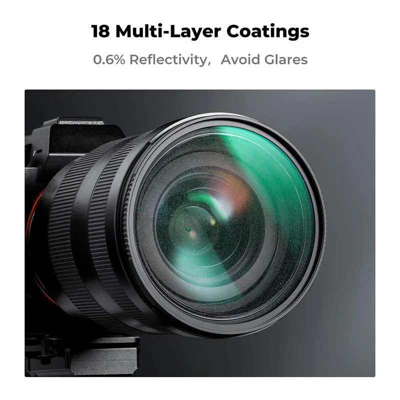 فیلتر لنز کی اند اف مدل KIT ND4-UV-CPL HMC NANO-K -58MM