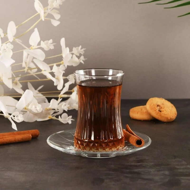 ست فنجان و نعلبکی 12 پارچه پاشاباغچه مدل Elysia کد 950054