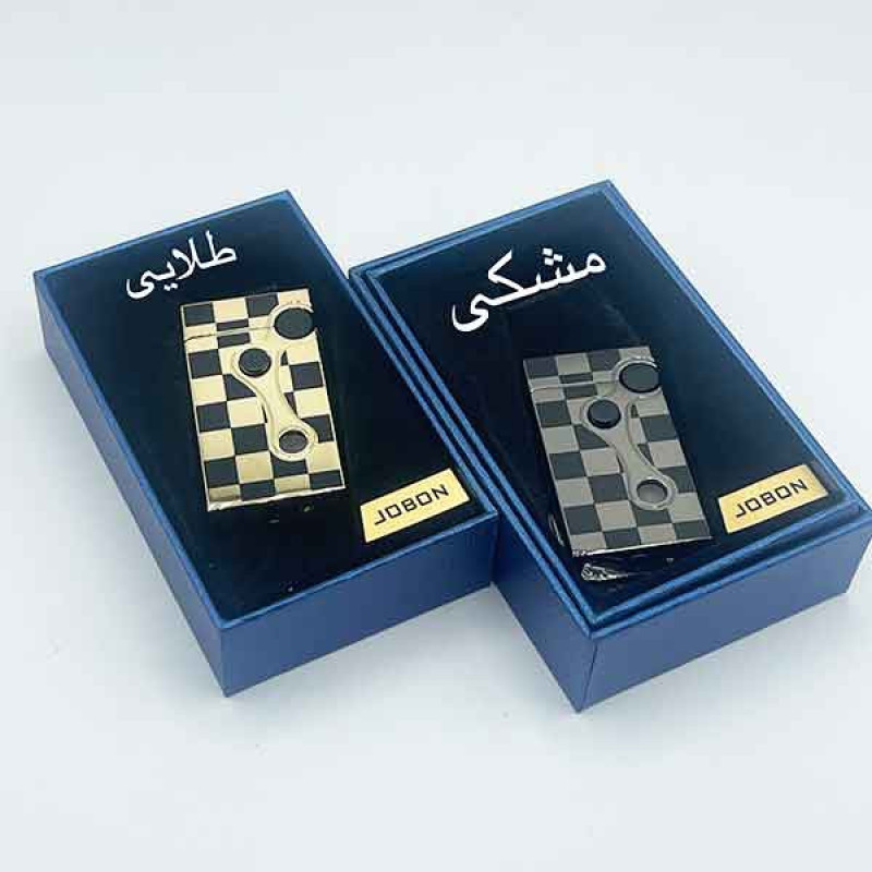 فندک جوبن مدل دوحالته طرح چهارخونه