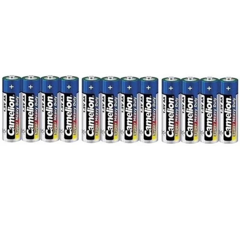 باتری قلمی کملیون مدل Super Heavy Duty بسته 12 عددی